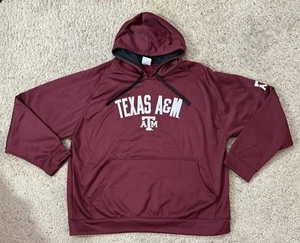 Texas A&M Aggies Hoodie Mens XXL Maroon Stadium Long Sleeve Pullover Sweatshirt - Picture 1 of 8