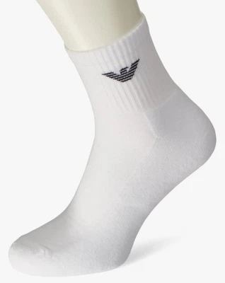 Nuevo Entrenador Tobillo Armani Mix Hombres 3 Pack Calcetines Reino Unido 8-12 Eur 41-46 Gris Blanco Negro  Foto 1 de 2