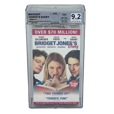 Sealed VHS Bridget Jones Diary Screener 9.2 Rewind Graded Demo Screening Copy - Image 1 of 4