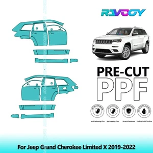 PreCut Paint Protection PPF Kit For Jeep Grand Cherokee Limited X 2019-2022 - Picture 1 of 7