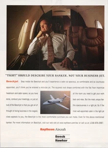 Raytheon Beechjet 1998 Original Print Ad Business Jet Interior - Picture 1 of 1