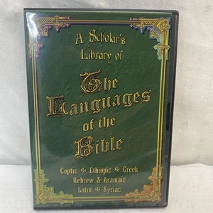 Languages Of  Bible Coptic Ethiopic Greek Hebrew Aramaic Latin Syriac 4 Dvd Roms - Picture 1 of 7