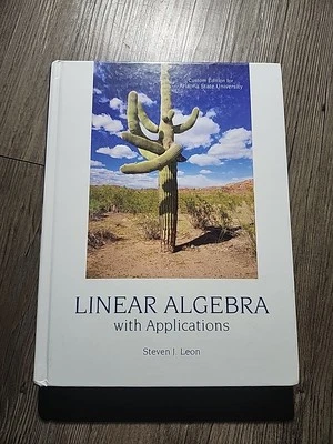 Linear Algebra with Applications, Steven J. Leon, GOOD Book - Image 1 of 4