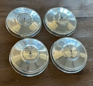 1971-85 GM OLDSMOBILE DOG DISH POVERTY HUBCAPS 10" 442 CUTLASS DELTA 88 - Bild 1 von 12