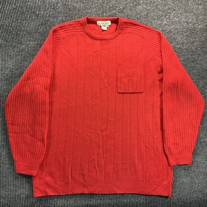 Vintage Outlander Pullover Herren Large Rot Lammwolle Angora Strick Hongkong - Bild 1 von 14
