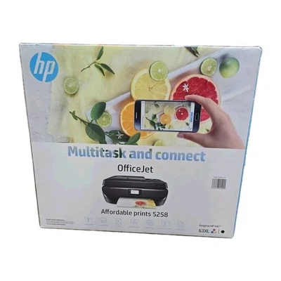 READ HP Officejet 5258 Wireless All-in-One Inkjet Printer NEW SEALED - Image 1 of 4