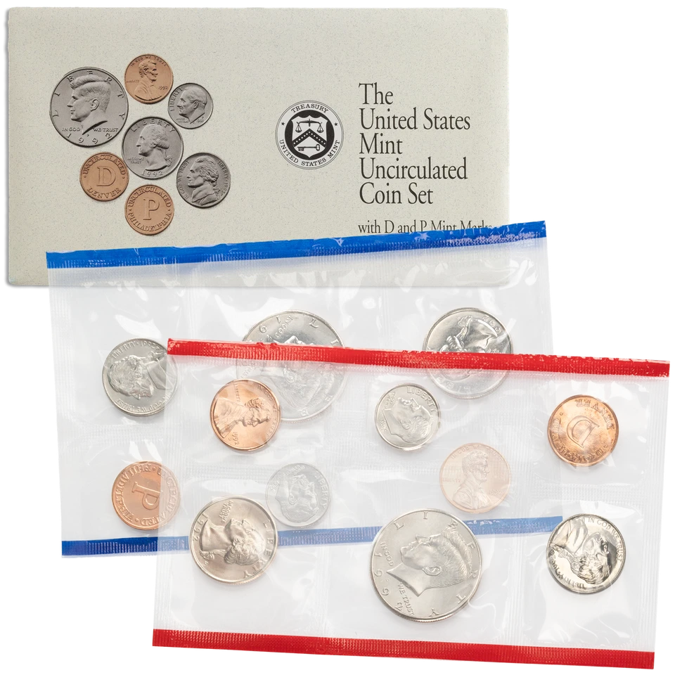 1992 Mint Set 10 Coins - Image 1 of 1