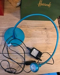 IKEA JANSJO LED biegsame Schreibtischleuchte verstellbar Tischlampe elektrisch blau Spot - Bild 1 von 4
