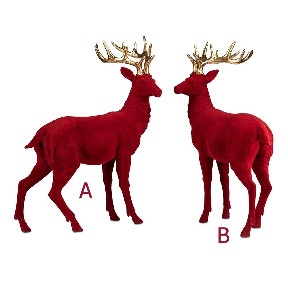 ZDQC Waldtiere Figuren-Set – 6 Stück, Hirsch, Fuchs, Hase, Eichhörnchen, 4–7 Cm