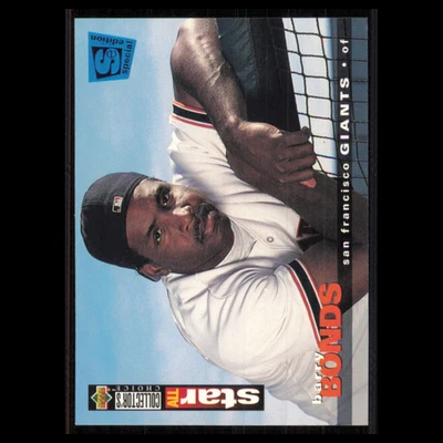 Barry Bonds #105 1995 Collectors Choice SE San Francisco Giants Baseball Card NM - Image 1 of 3