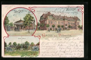 Lithographie Döberitz, Kaserne, Wache, Feld-Altar 1904  - Picture 1 of 2