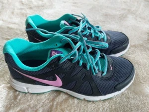 Nike Revolution 2 Sneaker Damen 8 Gr. 39 schwarz mint pink wie Neu Sportschuh - Bild 1 von 14