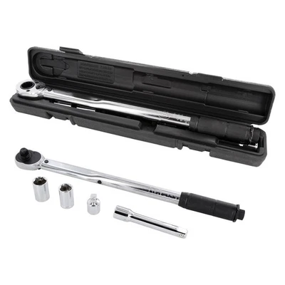 ½" Drehmomentschlüssel 40–210  Nm – 3 Nüsse + Verlängerung, Auto Werkzeug - Bild 1 von 4