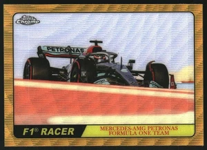 2022 Topps Chrome Formula 1 68 Topps Hot Rods Gold Wave #T68GR George Russell /50 - Bild 1 von 2