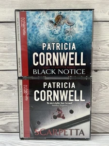 2 AUDIO BOOK - SCARPETTA - BLACK NOTICE - Patricia Cornwell - [Abridged] 10 CDs - Picture 1 of 8