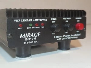 Mirage B-310G, 2m 100 Watt Amp mit Preamp, 0,25 - 8 Watt Input - Photo 1/5