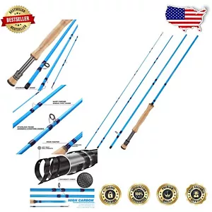 Optimize Your Cast with 9ft Fly Fishing Rod - Impeccable IM8 Carbon Performance - Picture 1 of 10