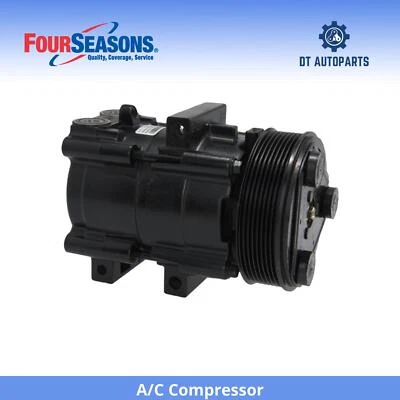 For 2003-2007 Ford F-350 Super Duty A/C Compressor 4 Seasons 2004 2005 2006 - Image 1 of 4