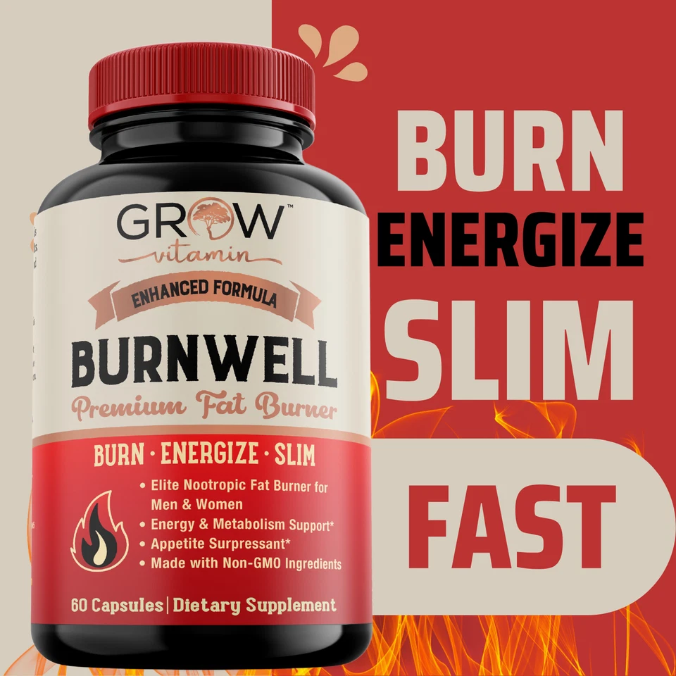 Best Diet Pills That Work Fast for Men Natural Weight Loss Men Belly Fat Burner - Image 1 of 4