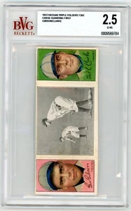 1912 Hassan Triple Folders T202 Chase Guarding First Gibson/Clarke BVG 2.5 - Bild 1 von 2