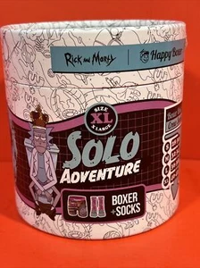 Rick And Morty. Solo Adventure Boxer + Socks. Size XL By Happy Boxer - Picture 1 of 8