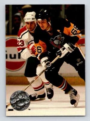 1991-92 Pro Set Platinum #91 Mario Lemieux Pittsburgh Penguins Hockey Card 20543 - Image 1 of 2