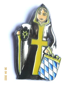 Pin vom Oktoberfest München Pin "Münchner Kindl " mit Augustiner Bräu - Bild 1 von 2