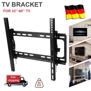 TV Wandhalterung Wandhalter 32-60" für LED LCD HD Fernseher neigbar VESA 400x400 - Bild 1 von 12