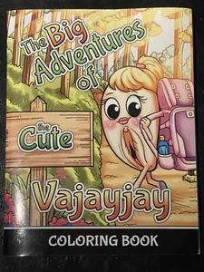 The Big Adventures of the Cute Vajayjay Adult Coloring Book - Picture 1 of 2