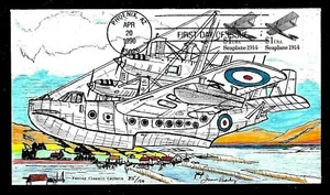2468 $1 Stamps (1990) THE 1914 SEAPLANE FDC HD/HP - PASLAY CLASSIC CACHETS - Picture 1 of 1
