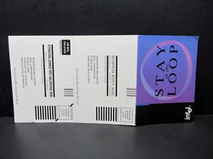 Intel, STAY in the Loop, Registration Card ( P/N 618560-002) - Picture 1 of 2