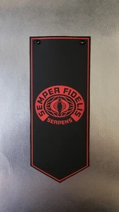 Gi Joe Cobra Semper Fidelis Serpens Banner Figura escala - Imagen 1 de 11