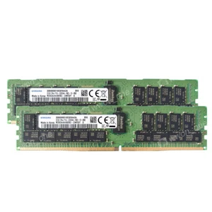 Samsung 64GB 2X32GB 2RX4 DDR4-25600R 3200Mhz RDIMM ECC Registered Server memory - Picture 1 of 6