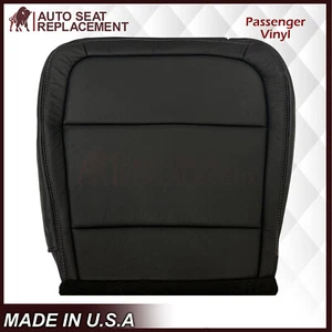 2009 2010 2011 2012 2013 2014 Ford Flex Passenger Black Syn. Leather Seat Cover - Picture 1 of 7