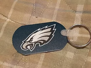 PHILADELPHIA EAGLES DOG TAG KEY CHAIN ALUMINUM KEYCHAIN - Picture 1 of 4