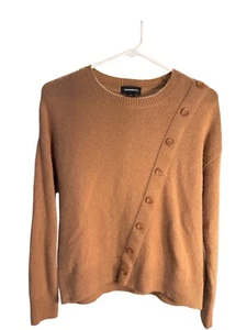 Summersault Kaschmir-Wollmischung asymmetrischer warmer Pullover mit Knöpfen Größe Small gebraucht, in einwandfreiem Zustand - Bild 1 von 7