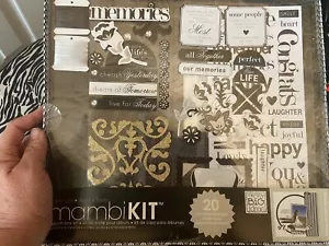 scrapbook album with supplies - Picture 1 of 3