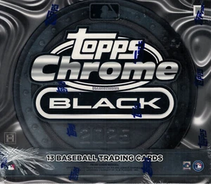 2025 TOPPS CHROME BLACK MLB BASEBALL FACTORY SEALED HOBBY BOX BRAND NEW IN STOCK - Picture 1 of 2