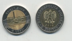 Polonia 5 zlotych 2016 The Priest’s Mill en Łódź KM Y 949 - Imagen 1 de 3