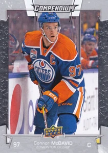 17/18 COMPENDIUM..CONNOR McDAVID..ACHIEVEMENT..SP..CARD # SP10..OILERS - Picture 1 of 1