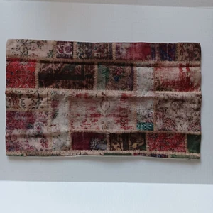 Pottery Barn Callen Patchwork Printed Lumbar Pillow Cover 16x26 Marketing Sample - Picture 1 of 5