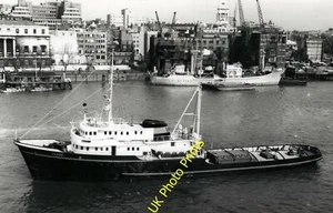 Photo (Darkrooom) Maritime Tug - Clyde unknown location c1960's - Picture 1 of 1