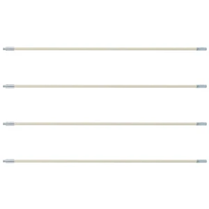 Barra de cepillo de barrido de chimenea reemplazable flexible 4 piezas varilla de cepillo de cocina - Imagen 1 de 12