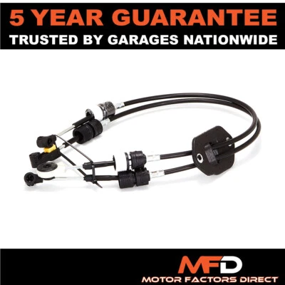 FORD TRANSIT MK7 2006 On 2.2 FWD 5 SPEED GEARBOX DIESEL GEAR SELECTOR CABLE SET - Image 1 of 4