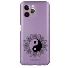 Coque Violet Pour Iphone 11 Zen Et Yin Yang Mandala Noir