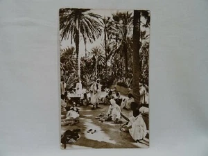 CPA ANCIENNE CARTE POSTALE ALGERIE CONTEUR ARABE REAL PHOTO C A P STRASBOURG - Foto 1 di 2