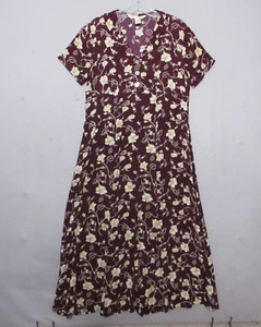 Vintage Express Dress 5/6 Floral Cottage Core Boho Midi Prairie 90s Y2K USA - Picture 1 of 12