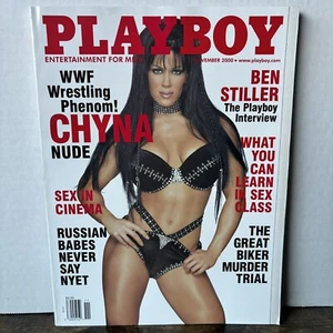 Playboy November 2000 Chyna Cover Buffy Tyler Centerfold Adult WWE Diva Russian - Picture 1 of 9