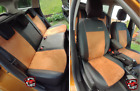 Alicante+Eco-Leather Tailored Set Seat Covers For Ford Ranger Wildtrak 2015-2023