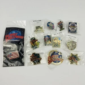 Lot Of 12 Planet Hollywood Pins Maui Toronto Dallas Baltimore Crab Seattle NEW - Picture 1 of 12